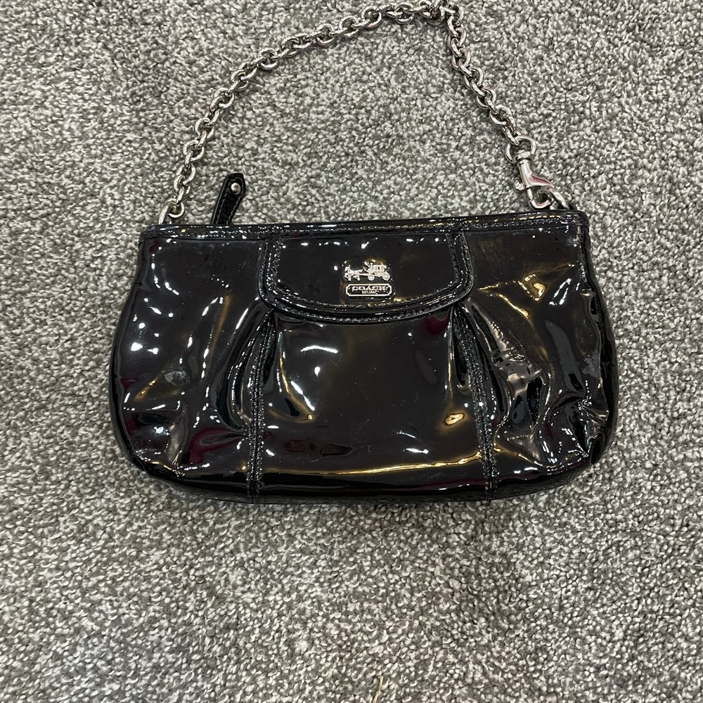 Black coach purse new never used